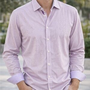 English Laundry Lavender Button-Down Shirt